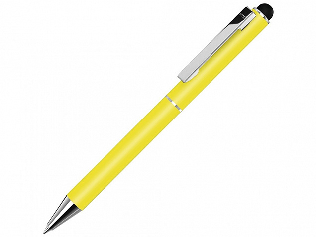 Ручка шариковая металлическая «Straight SI Touch» с логотипом  заказать по выгодной цене в кибермаркете AvroraStore