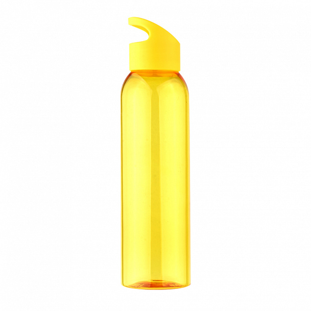 Бутылка пластиковая для воды Sportes, распродажа, желтый с логотипом  заказать по выгодной цене в кибермаркете AvroraStore