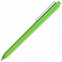 Ручка шариковая Pigra P03 Mat, светло-зеленая с белым с логотипом  заказать по выгодной цене в кибермаркете AvroraStore