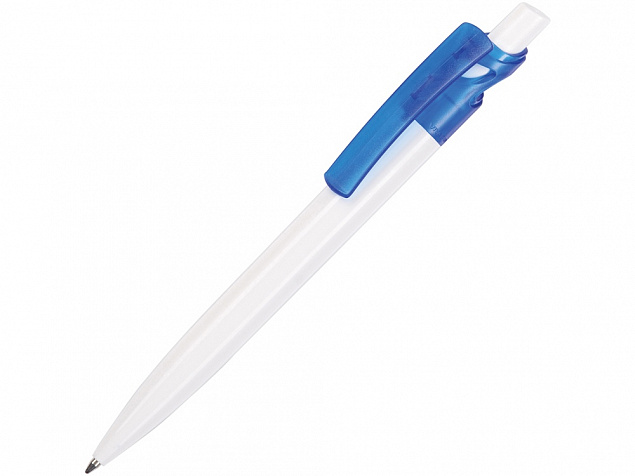 Ручка пластиковая шариковая Maxx White Bis с логотипом  заказать по выгодной цене в кибермаркете AvroraStore