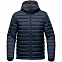 Куртка компактная мужская Stavanger, темно-синяя с логотипом  заказать по выгодной цене в кибермаркете AvroraStore