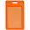 Чехол для карточки/пропуска Devon, оранжевый с логотипом  заказать по выгодной цене в кибермаркете AvroraStore