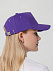 Бейсболка Standard, фиолетовая с логотипом  заказать по выгодной цене в кибермаркете AvroraStore