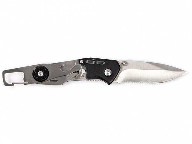 Складной нож «Cutter» с карабином с логотипом  заказать по выгодной цене в кибермаркете AvroraStore
