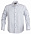 Рубашка мужская в полоску RENO, серая с логотипом  заказать по выгодной цене в кибермаркете AvroraStore