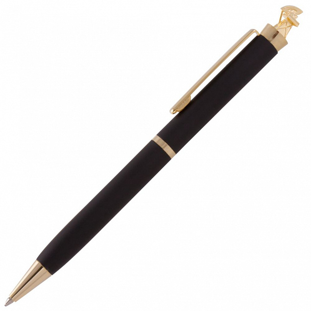 Ручка шариковая Derrick Golden Top с логотипом  заказать по выгодной цене в кибермаркете AvroraStore