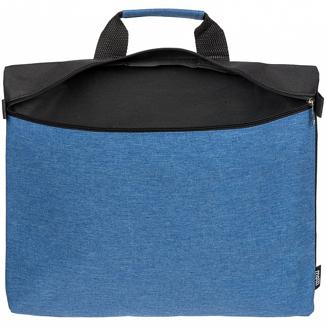 Конференц-сумка Melango, синяя с логотипом  заказать по выгодной цене в кибермаркете AvroraStore