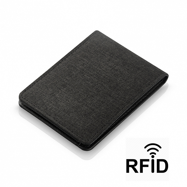 Портмоне с RFID - защитой от считывания данных кредиток с логотипом  заказать по выгодной цене в кибермаркете AvroraStore