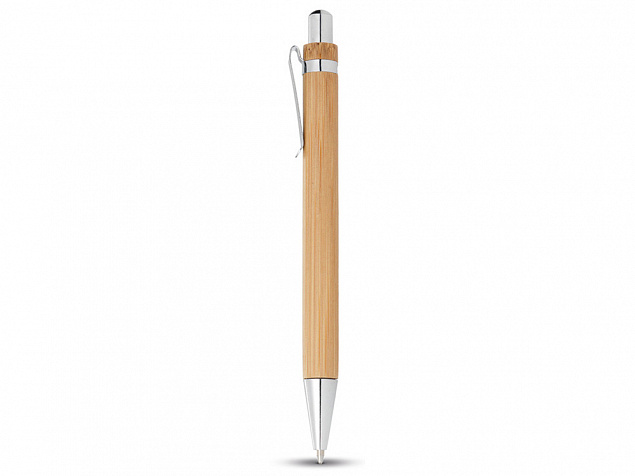 Ручка шариковая "Celuk" из бамбука с логотипом  заказать по выгодной цене в кибермаркете AvroraStore