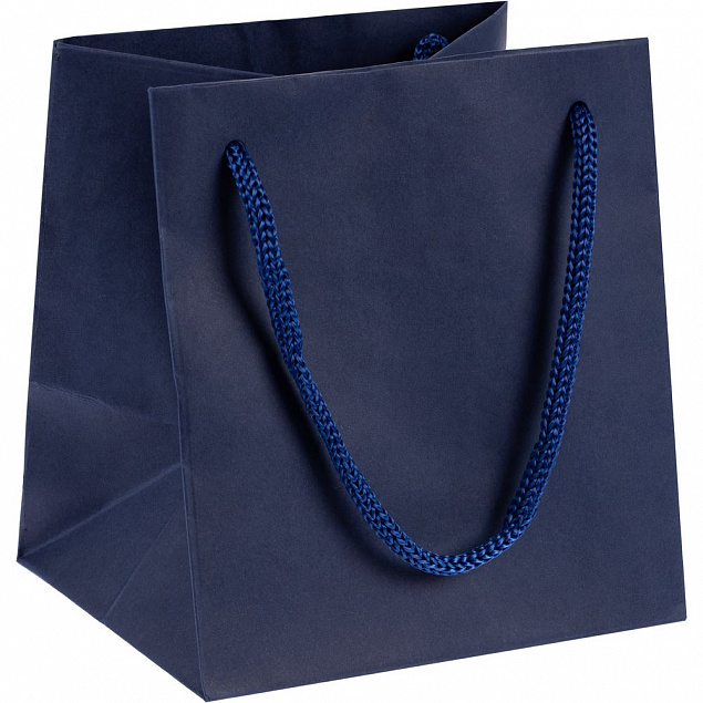 Пакет под кружку Cupfull, темно-синий с логотипом  заказать по выгодной цене в кибермаркете AvroraStore