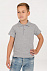 Рубашка поло детская Virma Kids, серый меланж с логотипом  заказать по выгодной цене в кибермаркете AvroraStore