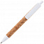 Ручка шариковая Grapho, белая с логотипом  заказать по выгодной цене в кибермаркете AvroraStore