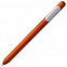 Ручка шариковая Slider Silver, оранжевая с логотипом  заказать по выгодной цене в кибермаркете AvroraStore