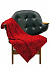 Плед Asanoha, красный с логотипом  заказать по выгодной цене в кибермаркете AvroraStore