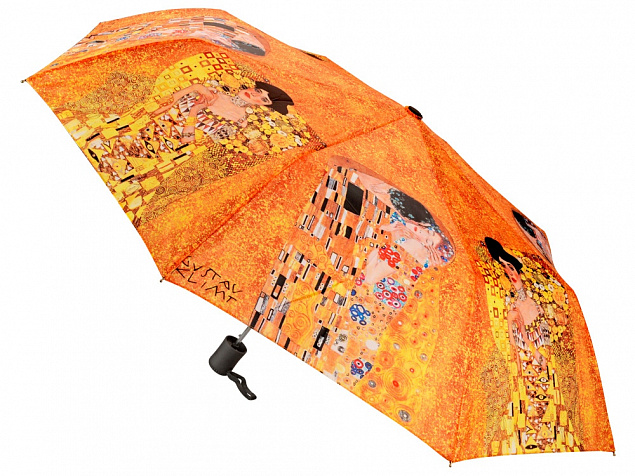 Набор «Климт. Поцелуй»: платок, складной зонт с логотипом  заказать по выгодной цене в кибермаркете AvroraStore