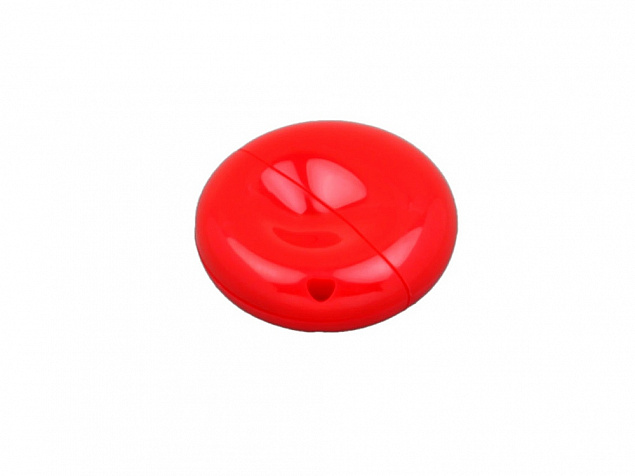 USB-флешка на 16 Гб круглой формы с логотипом  заказать по выгодной цене в кибермаркете AvroraStore