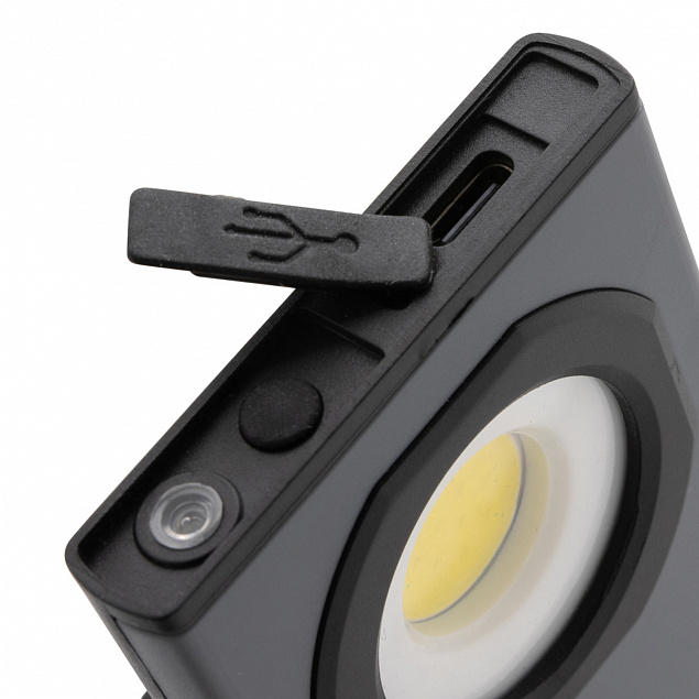 Карманный фонарик Gear X из переработанного пластика RCS, COB и LED с логотипом  заказать по выгодной цене в кибермаркете AvroraStore