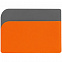 Чехол для карточек Dual, оранжевый с логотипом  заказать по выгодной цене в кибермаркете AvroraStore