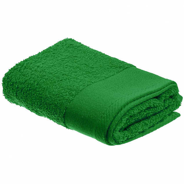 Полотенце Odelle ver.2, малое, зеленое с логотипом  заказать по выгодной цене в кибермаркете AvroraStore