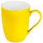Кружка керамическая 300 мл, желтая с логотипом  заказать по выгодной цене в кибермаркете AvroraStore