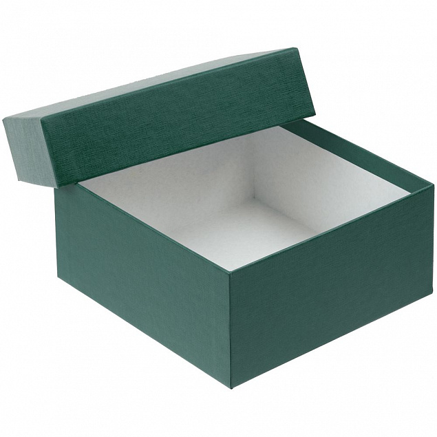 Коробка Emmet, средняя, зеленая с логотипом  заказать по выгодной цене в кибермаркете AvroraStore