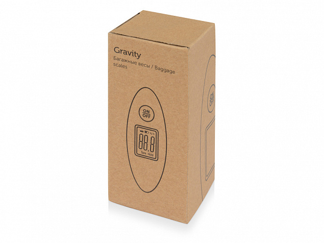 Багажные весы с покрытием soft-touch «Gravity» с логотипом  заказать по выгодной цене в кибермаркете AvroraStore