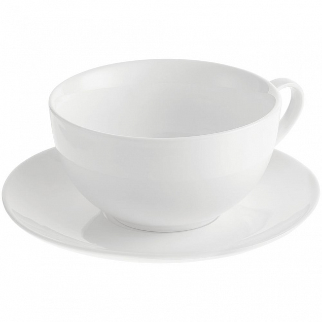 Чайный набор «Эгоист», белый с логотипом  заказать по выгодной цене в кибермаркете AvroraStore