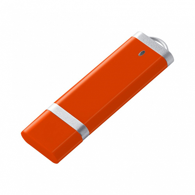 Флешка Memo, 8 Гб, оранжевая с логотипом  заказать по выгодной цене в кибермаркете AvroraStore