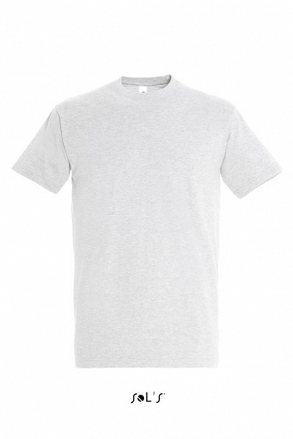 Фуфайка (футболка) IMPERIAL мужская,Светлый меланж 3XL с логотипом  заказать по выгодной цене в кибермаркете AvroraStore