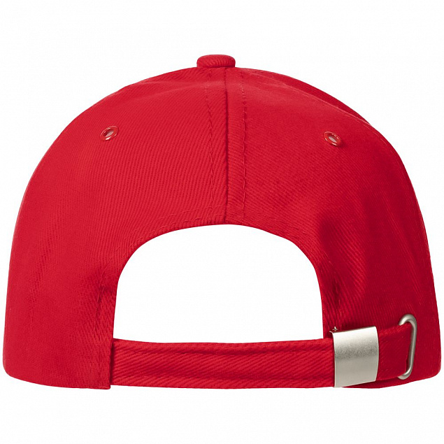 Бейсболка Generic, красная с белым кантом с логотипом  заказать по выгодной цене в кибермаркете AvroraStore