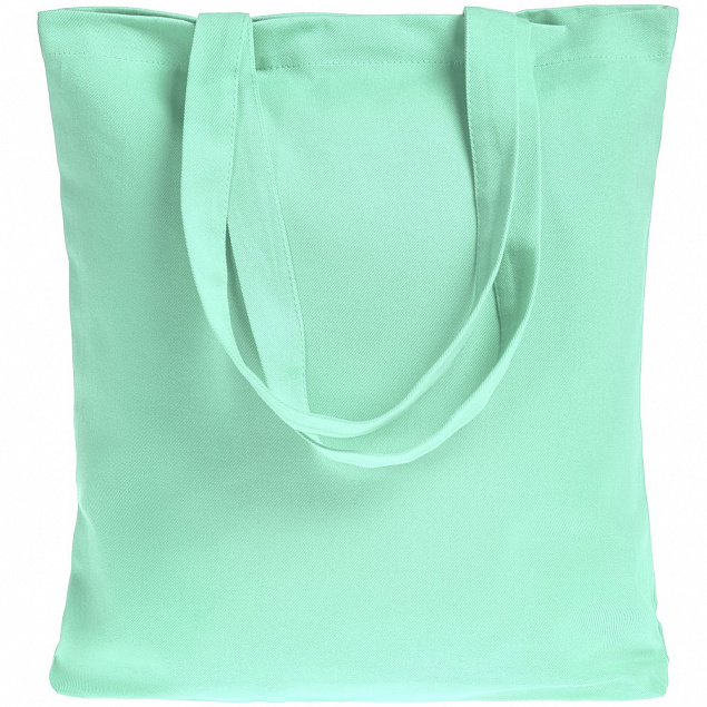 Холщовая сумка Avoska, зеленая (мятная) с логотипом  заказать по выгодной цене в кибермаркете AvroraStore