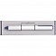 Ручка шариковая PF One, серебристая с синим с логотипом  заказать по выгодной цене в кибермаркете AvroraStore
