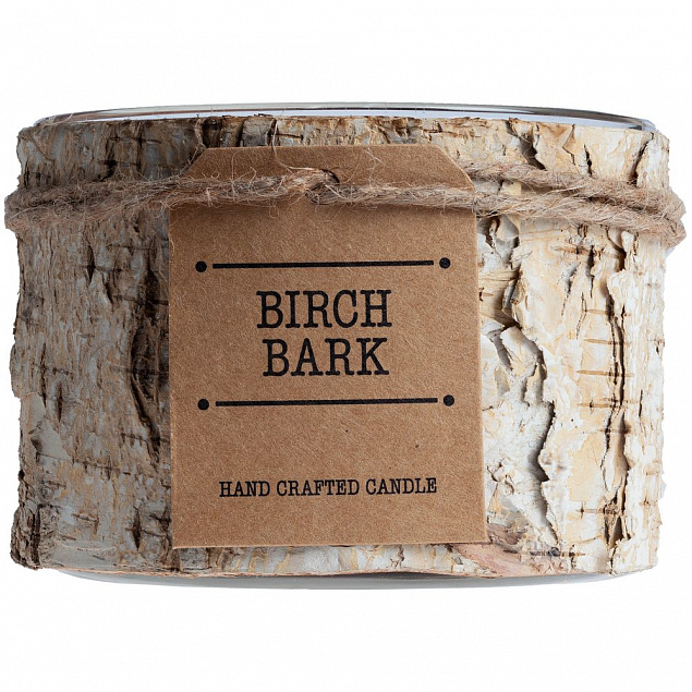Свеча Birch Bark, большая с логотипом  заказать по выгодной цене в кибермаркете AvroraStore