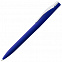 Ручка шариковая Pin Soft Touch, синяя с логотипом  заказать по выгодной цене в кибермаркете AvroraStore