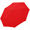 Зонт складной Fiber Magic, красный с логотипом  заказать по выгодной цене в кибермаркете AvroraStore