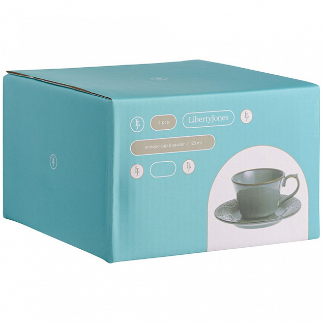 Набор чайных пар Antique с логотипом  заказать по выгодной цене в кибермаркете AvroraStore