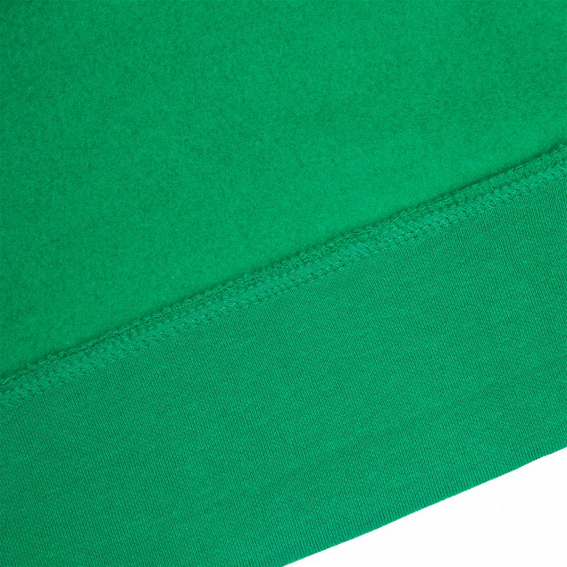 Худи оверсайз унисекс Tolla, зеленое с логотипом  заказать по выгодной цене в кибермаркете AvroraStore