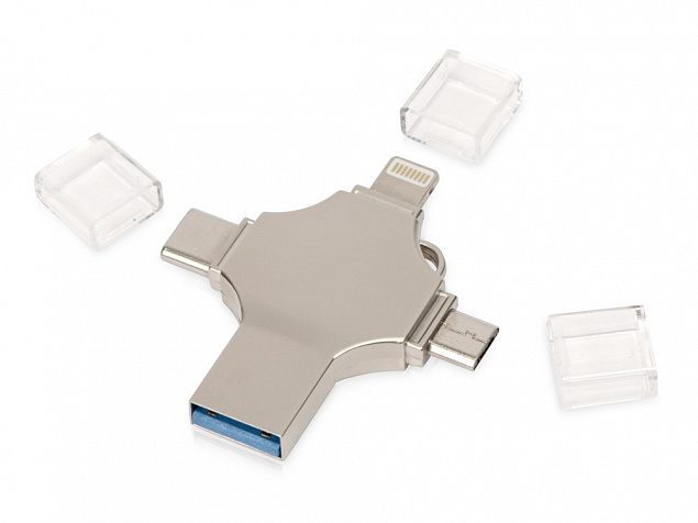USB-флешка 3.0 на 32 Гб 4-в-1 «Ultra» с логотипом  заказать по выгодной цене в кибермаркете AvroraStore