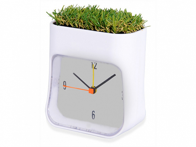 Часы настольные Grass с логотипом  заказать по выгодной цене в кибермаркете AvroraStore