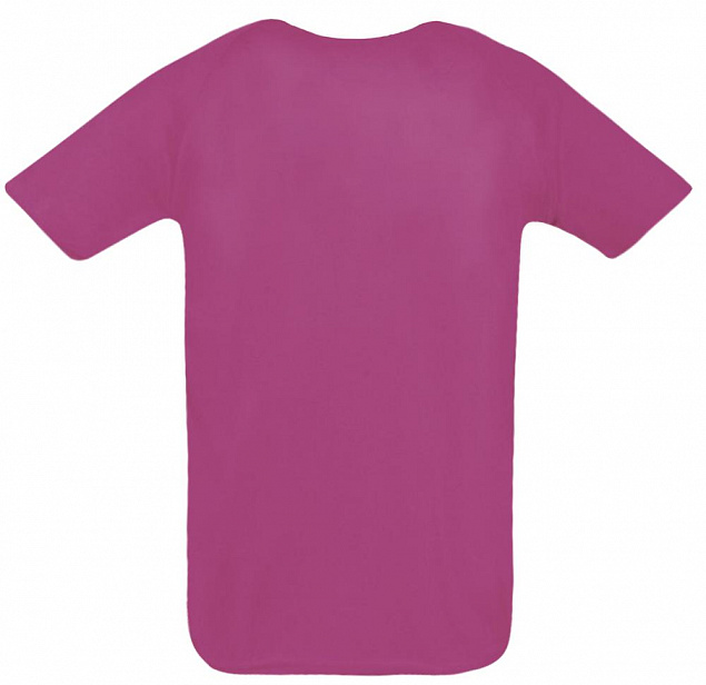 Футболка унисекс SPORTY 140, розовый неон с логотипом  заказать по выгодной цене в кибермаркете AvroraStore