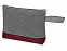 Косметичка двухцветная Trivium, серый/бордовый с логотипом  заказать по выгодной цене в кибермаркете AvroraStore