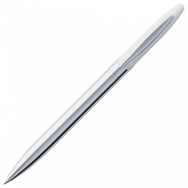 Ручка шариковая Dagger Soft Touch, белая с логотипом  заказать по выгодной цене в кибермаркете AvroraStore