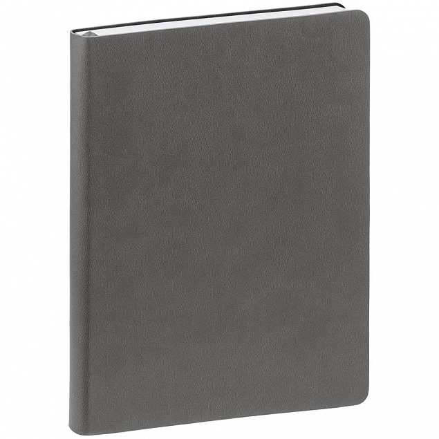 Ежедневник Romano, недатированный, темно-серый с логотипом  заказать по выгодной цене в кибермаркете AvroraStore