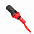 Противоштормовой автоматический зонт Line, красный с логотипом  заказать по выгодной цене в кибермаркете AvroraStore