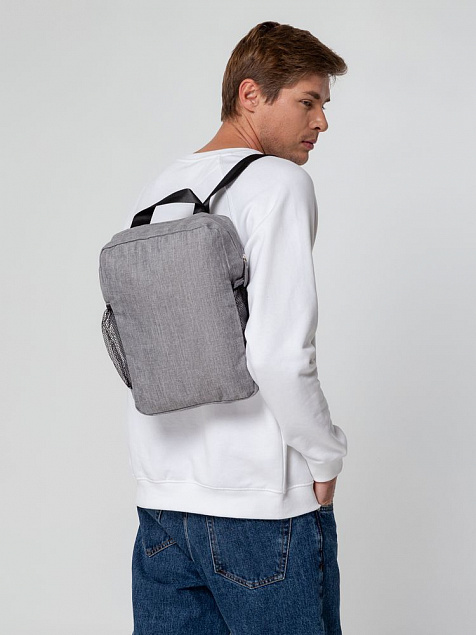 Рюкзак Packmate Sides, серый с логотипом  заказать по выгодной цене в кибермаркете AvroraStore