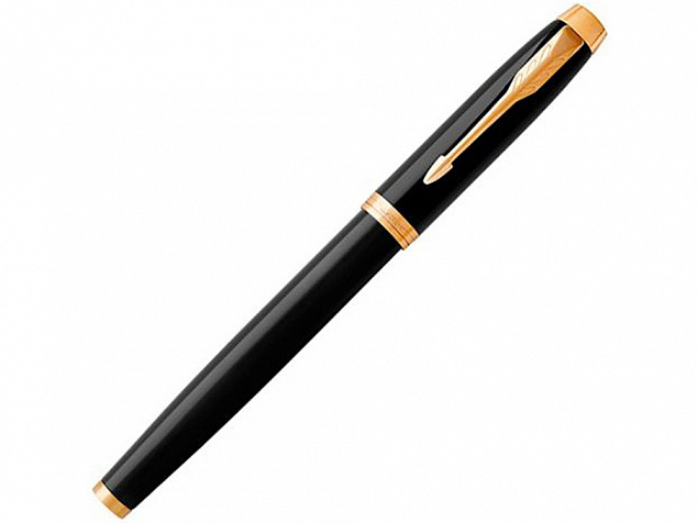 Ручка Parker роллер IM Core Black GT с логотипом  заказать по выгодной цене в кибермаркете AvroraStore