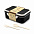 Ланчбокс (контейнер для еды) Inar, черный с логотипом  заказать по выгодной цене в кибермаркете AvroraStore