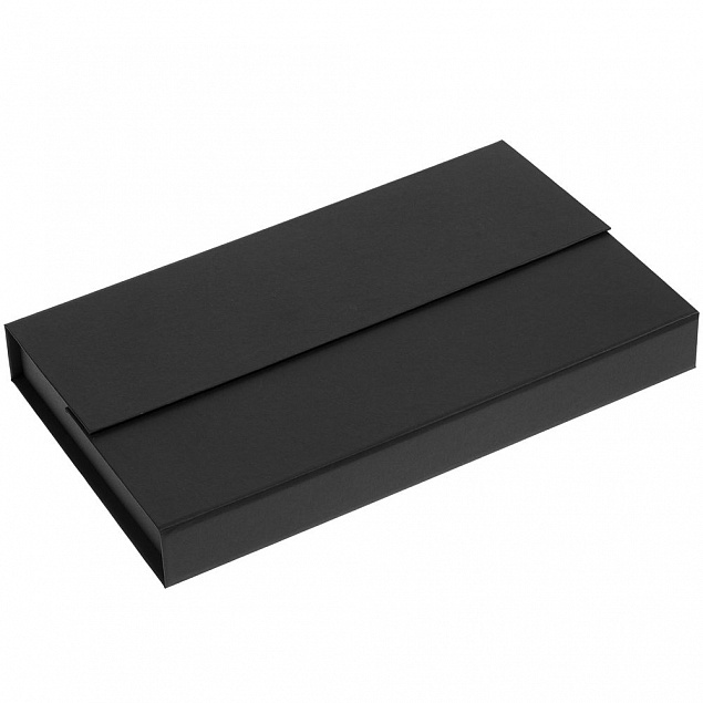 Коробка Triplet под ежедневник, флешку и ручку, черная с логотипом  заказать по выгодной цене в кибермаркете AvroraStore