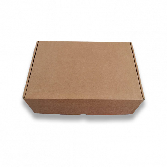 Коробка  крафт 33x25x12 см с логотипом  заказать по выгодной цене в кибермаркете AvroraStore