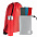 Набор ActiveStyle, с красной бутылкой с логотипом  заказать по выгодной цене в кибермаркете AvroraStore